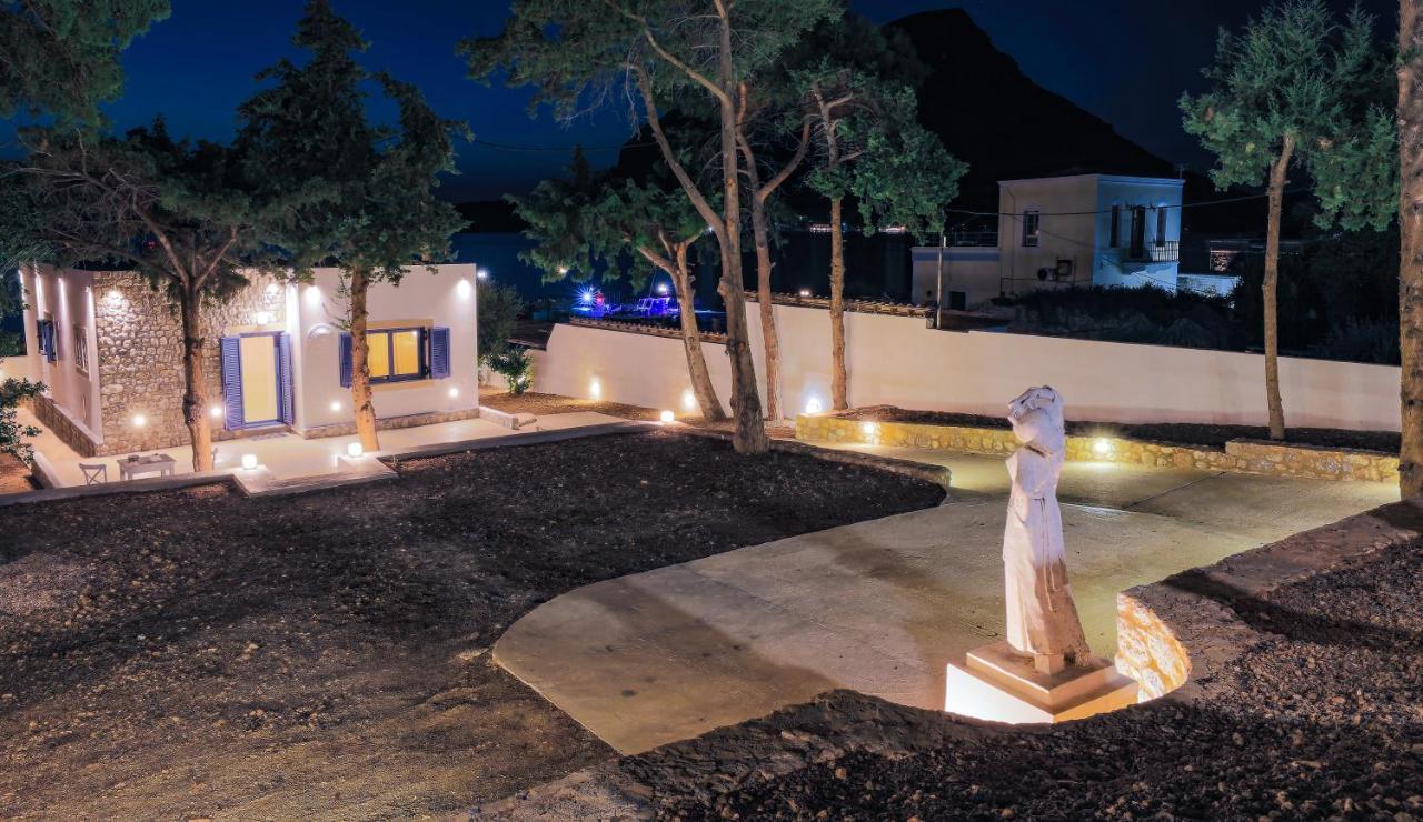 Marialenas House - Stone House At Myrties Beach Kalymnos Exterior foto